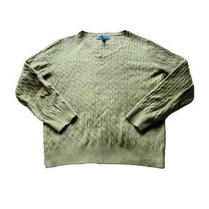 Vintage Green Knit Sweater
